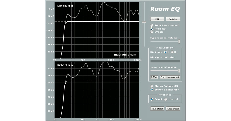 Utiliser le plugin MathAudio Room EQ avec Foobar2000